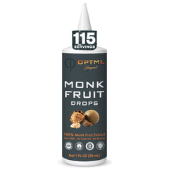 OPTML front packaging showing bottle and branding for convenient sweetness