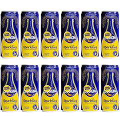 Orangena front can shot showing label and refreshing citrus appeal