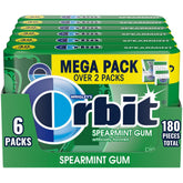 Orbit spearmint front packaging showing bulk box and brand freshness benefit