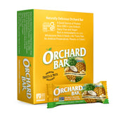 Orchard Bar front packaging showing pineapple coconut macadamia benefits