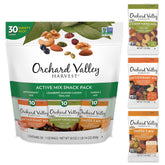 Orchard Valley Harvest front box pack showing 30-count convenience and variety