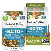 Orchard Valley Harvest front packaging showing six 5.5 oz bags for convenience
