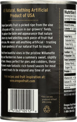 Oregon close-up of blackberry texture and syrup retaining firm fruit structure and flavor