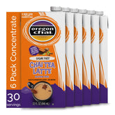 Oregon Chai front packaging showing brand and zero-sugar benefit