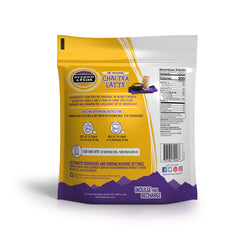 Oregon Chai scoop and powder close-up highlighting convenient measuring for consistency