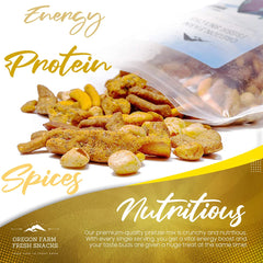 OREGON FARM FRESH SNACKS jalapeno cheddar sticks close detail showing spicy cheesy coating