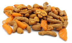 OREGON FARM FRESH SNACKS front package showing 16 oz spicy mix, convenient and bold