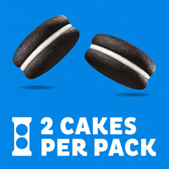 OREO Cakesters cake texture detail showing soft moist crumb
