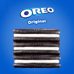 OREO cookie wafer texture and creme filling detail for quality