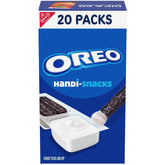 OREO Handi-Snacks front box showing 20 snack packs and convenience