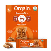 Orgain front packaging showing peanut butter bars for quick reference and trust