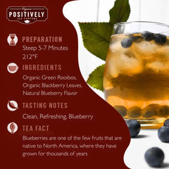 Organic Positively Tea loose-leaf close-up highlighting texture and aroma