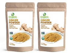 Organic Spice Resource front packaging showing two resealable kraft bags and certification badges