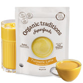 Organic Traditions front packaging showing product and benefits