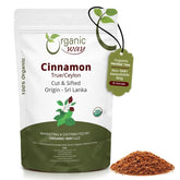 Organic Way front packaging showing 16 oz bag and clear label, convenient bulk size benefit