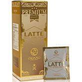 ORGANO box front view showing branding and sachet count, easy grab-and-go benefit