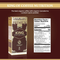 ORGANO powder texture macro showing fine instant grind for smooth dissolve