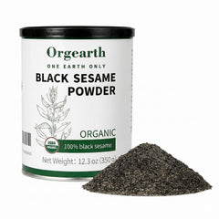 Orgearth front package showing product label and organic benefits