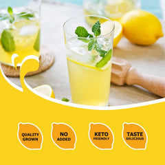 orgnisulmte baking application adding to batter for consistent lemon flavor in cakes and cookies