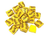 Original Banana Split Candy Chews tub front view showing quantity and resealable lid benefit