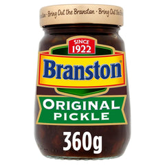 Original Pickle front packaging showing three jars and product name for convenience