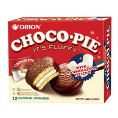 Orion individually wrapped pie highlighting portability and freshness