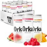Orka front packaging 12oz can showing branding and sugar-free benefit
