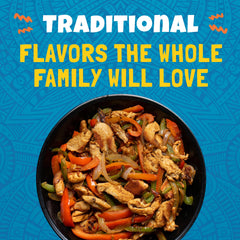 Texture of Ortega seasoning mix showing spices for consistent flavor