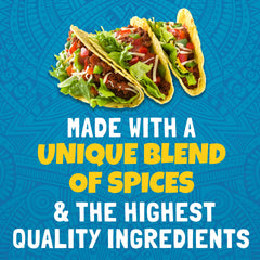 Ortega seasoned tacos plated ready to eat highlighting easy meal prep