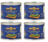 Ortega front can view showing whole fire roasted green chiles for easy cooking