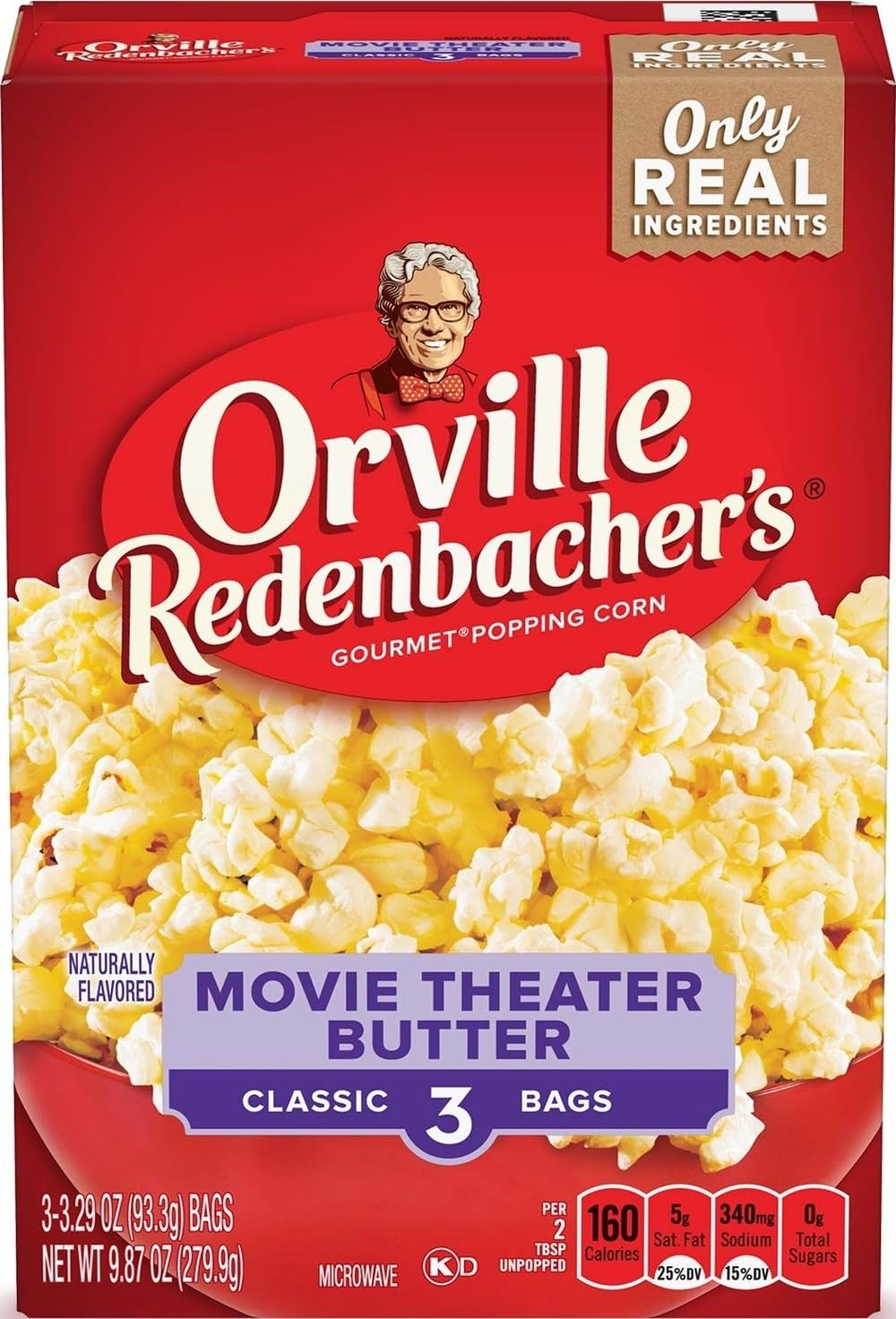 Orville Redenbacher's bulk 12-box pack showing outer packaging and quantity benefit