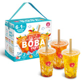O's Bubble front box view showing kit contents and bright packaging benefit: ready-to-serve