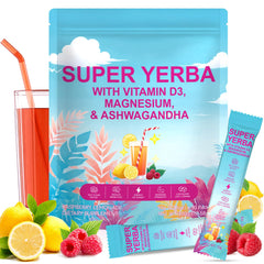 O.SECERT front packaging showing raspberry lemonade mate for quick energy