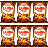 Osem Bamba front pack showing branding and hazelnut-filled snack appeal