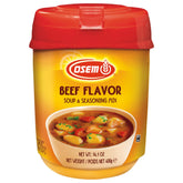 Osem front container showing product and serving suggestion for easy cooking