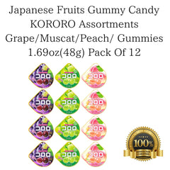 OSK KORORO close-up of gummy texture highlighting soft, juicy fruit-like chew
