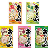 OSK Mizkan front packaging showing five furikake sachets, convenient portable seasoning