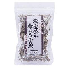 OSK niboshi front pack showing label and net weight, highlights pure salt-free benefit