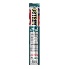 Ostrim individually wrapped stick closeup highlighting portability and freshness