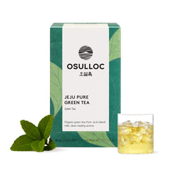 OSULLOC front packaging showing organic 20-count tea bag box and clear labeling benefits