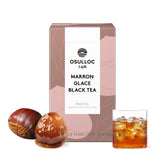 Osulloc front packaging showing Marron Glacé black tea and premium presentation