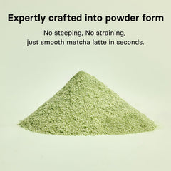 osulloc prepared matcha latte in cup demonstrating creamy milk-tea finish