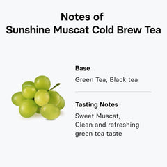 OSULLOC cold brew in iced glass demonstrating bright grape-colored refreshment