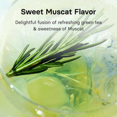OSULLOC tea bag close-up revealing mesh and tea contents for fuller flavor