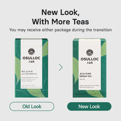 OSULLOC teabag close-up with fine mesh showing clean infusion and convenience benefit