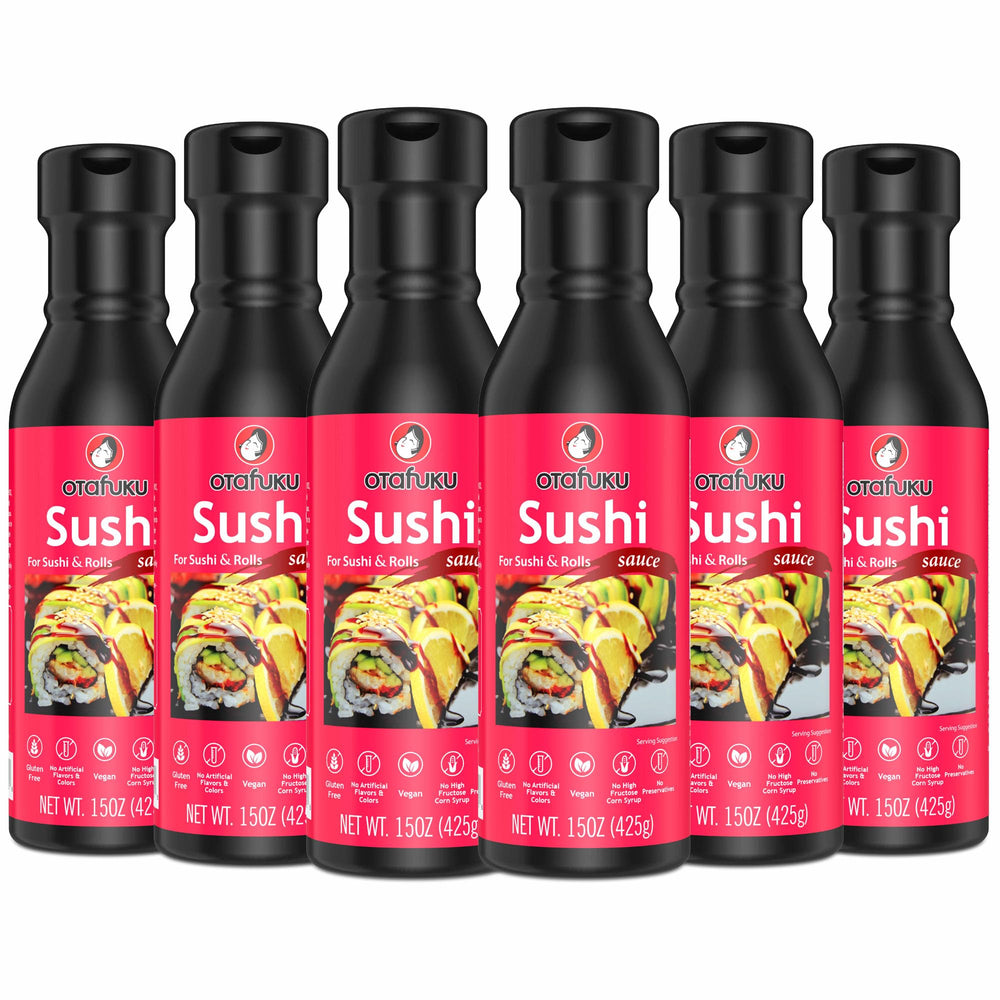 Otafuku 15 oz bottle front label showing brand and product clarity benefit