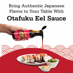 Close-up of Otafuku sauce texture highlighting thick glossy consistency benefit