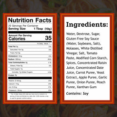 Otafuku label close-up highlighting ingredients and gluten-free vegan benefit
