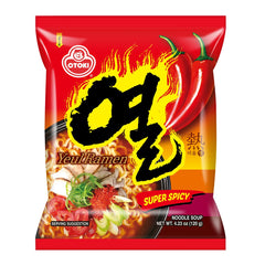 OTOKI front packaging showing bold spicy ramen branding and benefits