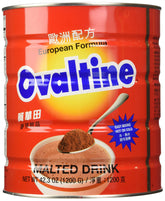 Ovaltine 1200g front packaging highlighting brand and easy storage benefit